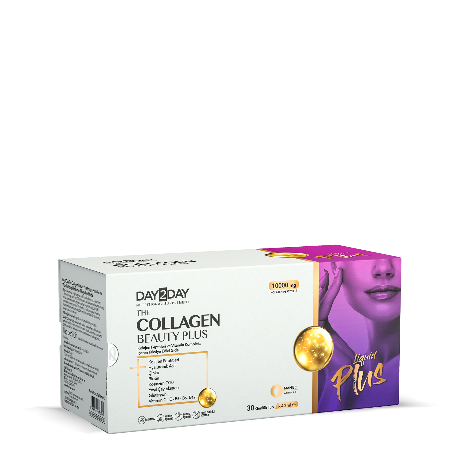 D2D_Collagen_Beauty_Plus أمبولات كولاجين بيوتي بلس بنكهة المانجو اللذيذة - الصورة 1