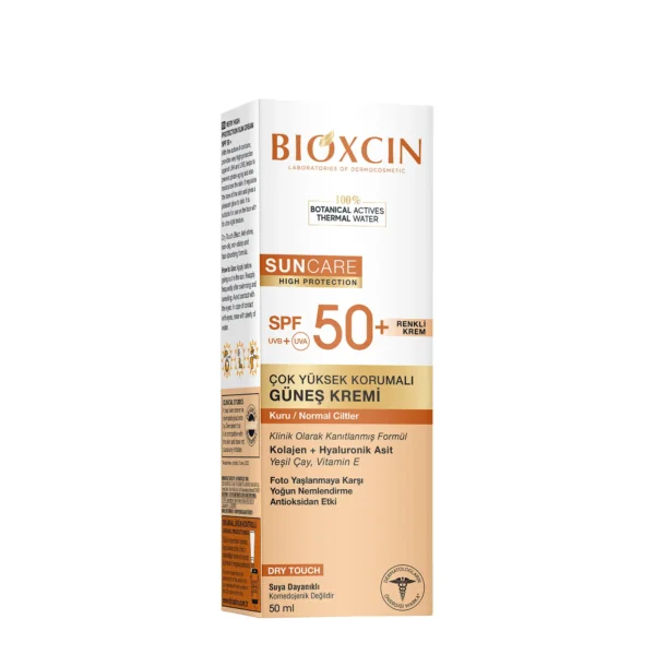 كريم شمس ملون للبشرة العادية والجافة SPF 50+