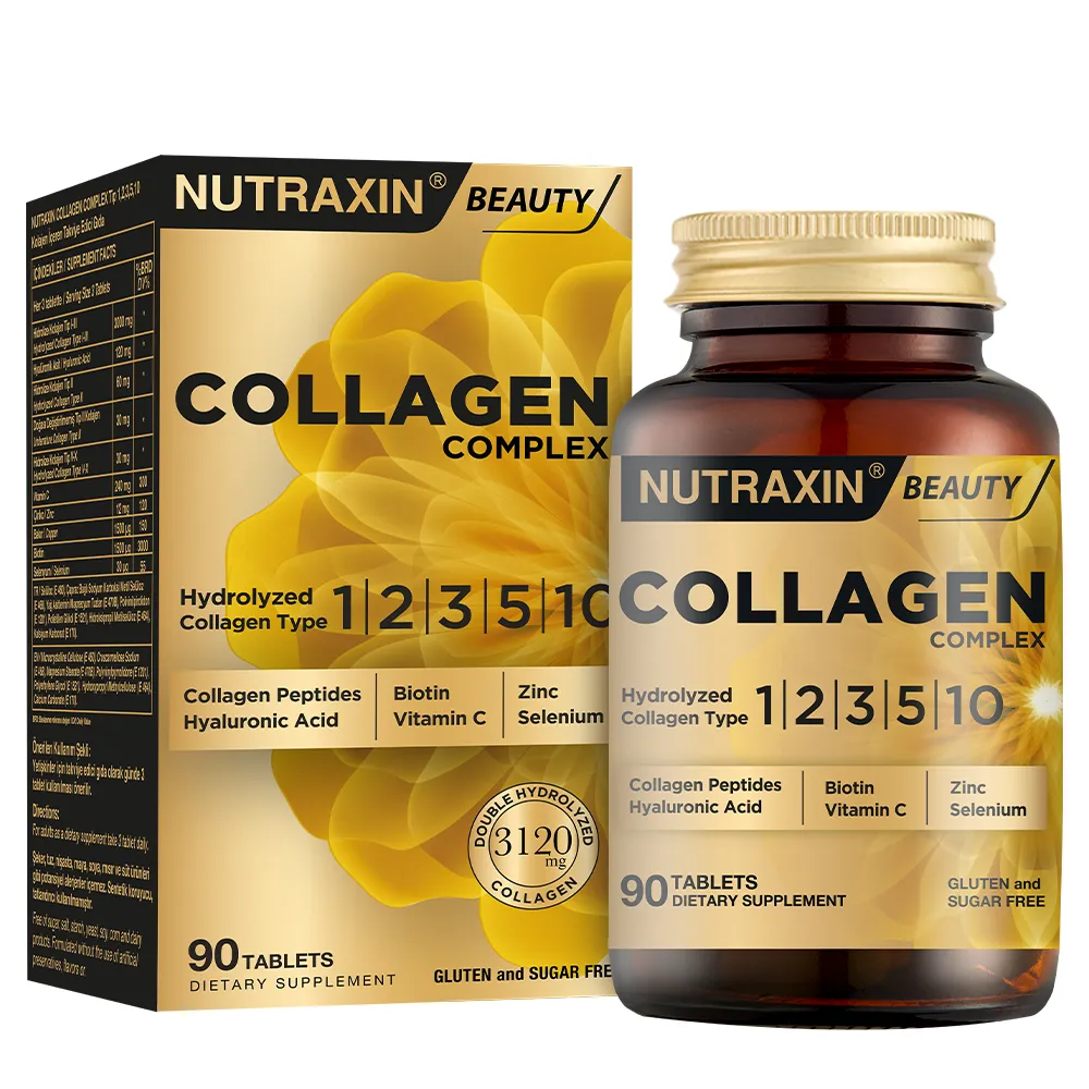 nx-collagen-complex Nutraxin Collagen Complex Tablet حبوب الكولاجين - الصورة 1