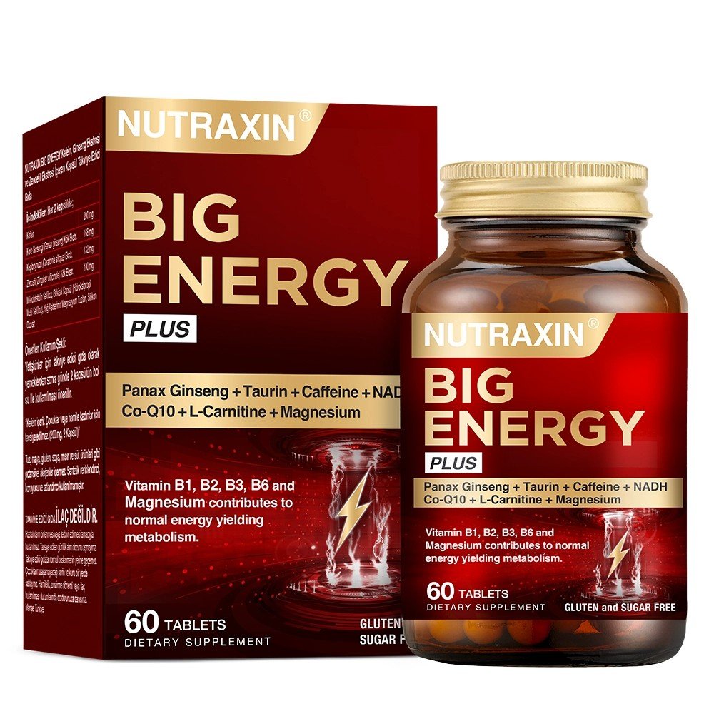 Nutraxin Big Energy Plus Nutraxin Big Energy Plus بيج إنرجي بلس مكمل الطاقة