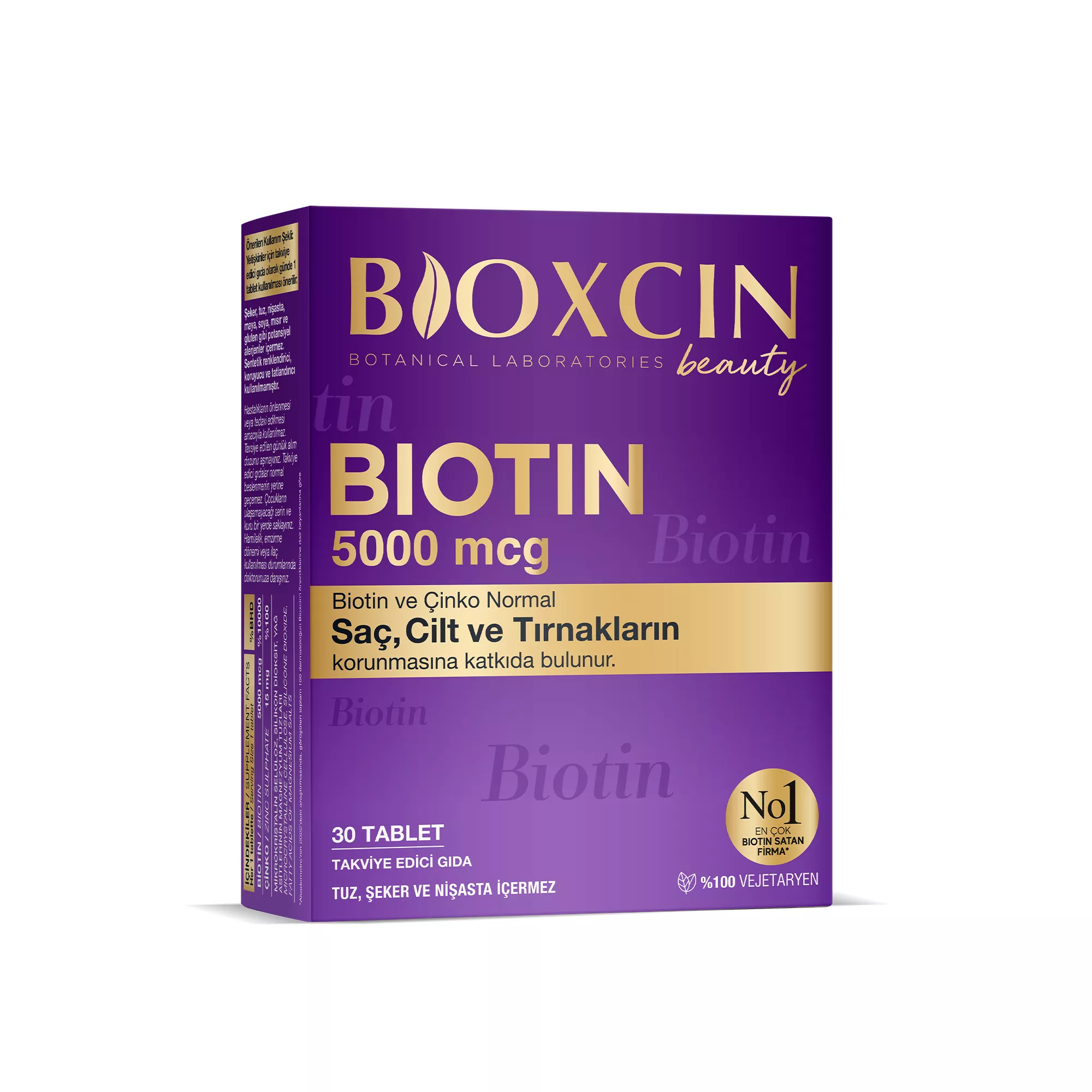 urunler-biotin-tablet-kopya.webp حبوب البيوتين من Bioxcin مع الزنك 30 قرص - الصورة 1