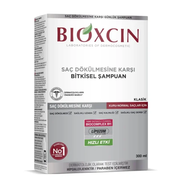 Bioxcin Klasik – شامبو مضاد لتساقط الشعر للشعر الجاف/العادي
