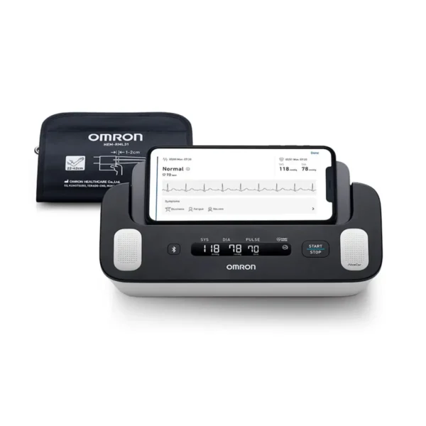 أومرون كومبليت (OMRON Complete) – جهاز قياس ضغط الدم وتخطيط القلب ECG في جهاز واحد