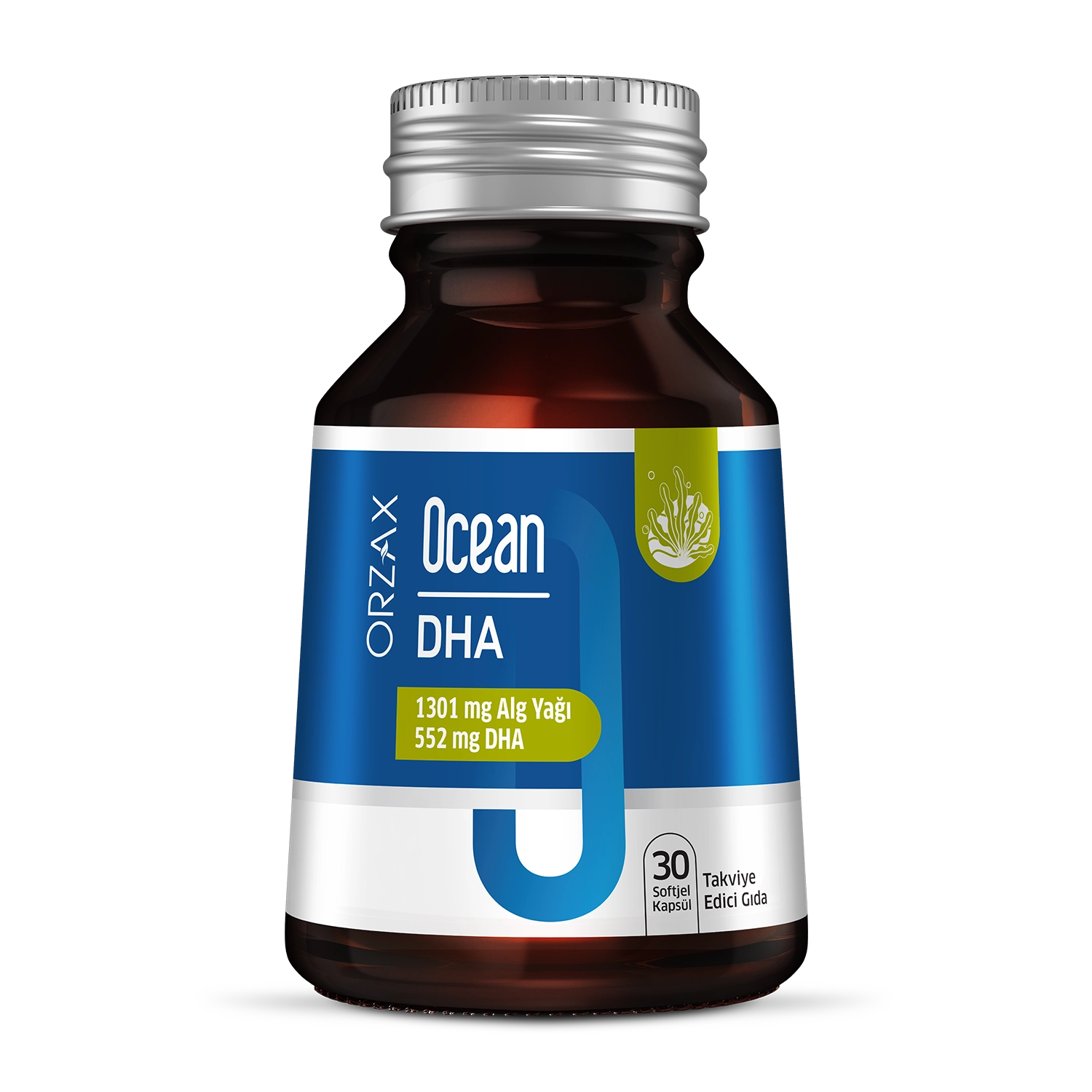 dha-sise أورزاكس أوشن DHA (Ocean DHA) – مكمل أوميغا 3 عالي النقاء - الصورة 1