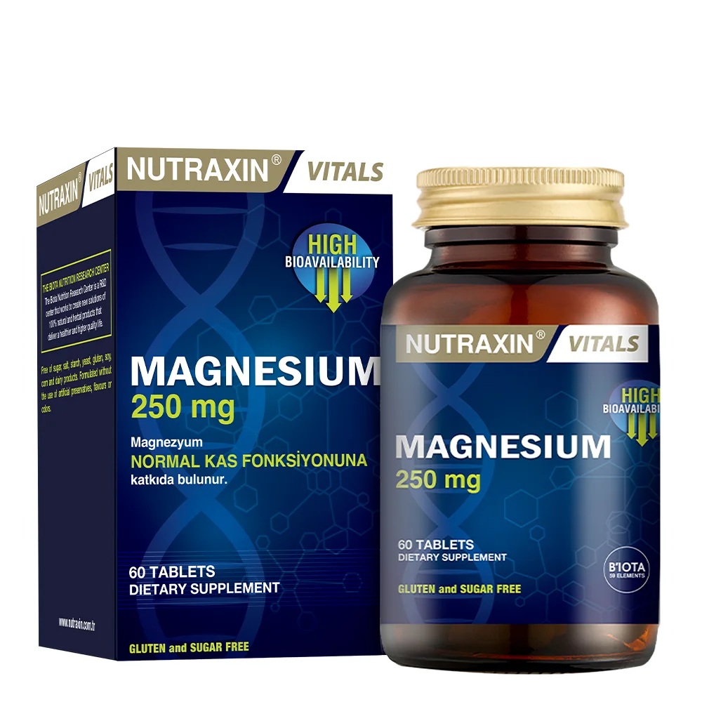 nx-magnezyum-250 نوتراكسين مغنيسيوم سيترات 250 ملغ - الصورة 1