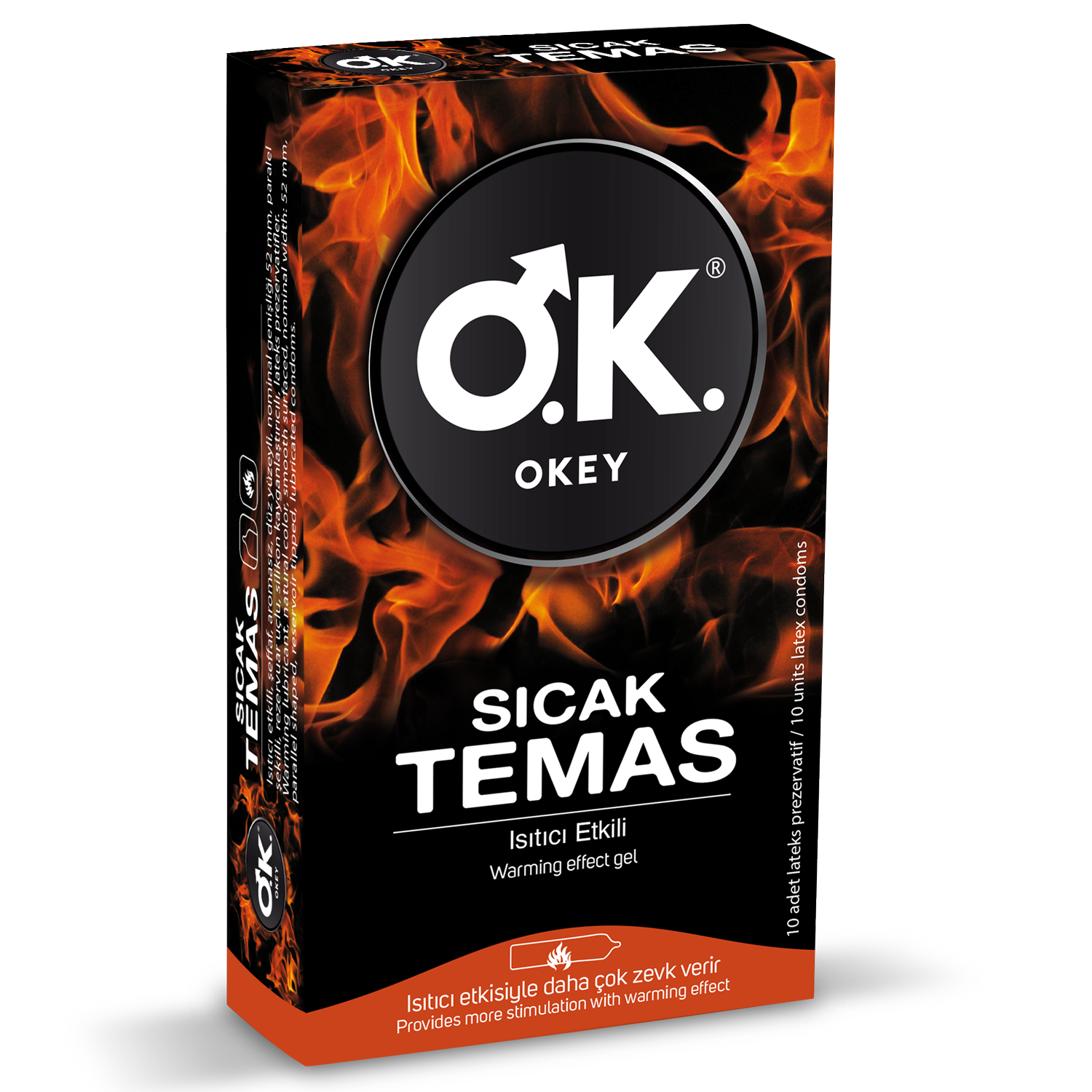 Okey-sicak-temas-10-lu-prezervatif أوكي سِجّاك تِماس – Okey Sıcak Temas - الصورة 1