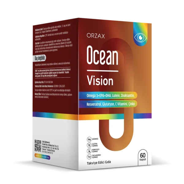 أوشن فيجن Ocean Vision أوميغا 3 مع لوتين وزياكسانثين 60 كبسولة