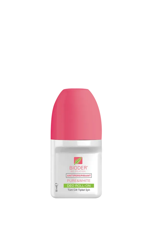 بيودر رول أون مضاد للتعرق وتفتيح الإبط Pure & White 50 مل بيودر رول أون مضاد للتعرق وتفتيح الإبط Pure & White 50 مل